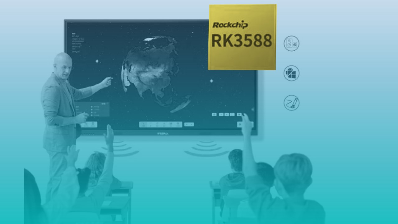 มาพร้อมกับ RK3588 ï¼smart หน้าจอขนาดใหญ่เพื่อเร่งการเปลี่ยนแปลงทางดิจิทัลของอุตสาหกรรมการศึกษา