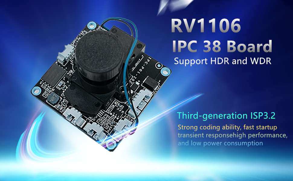 แนะนำสั้นๆ ของบอร์ดกล้อง TC-RV1106 IPC 38